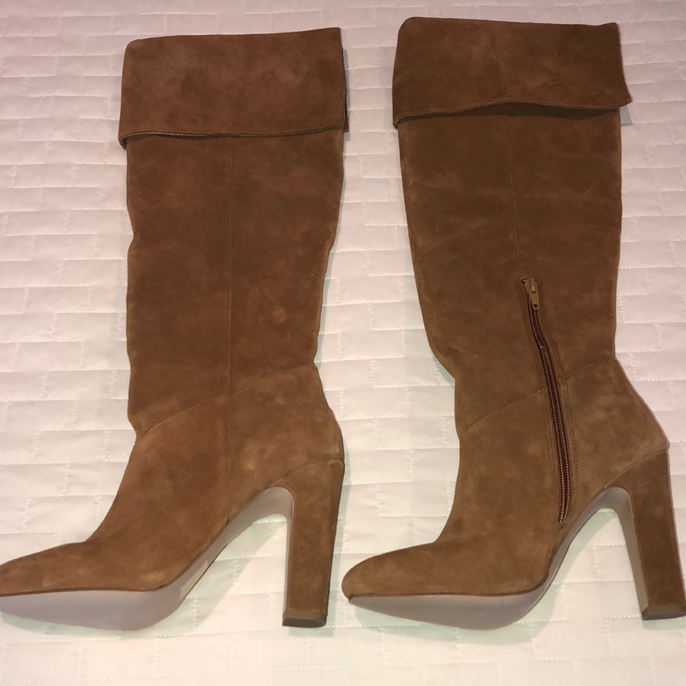 NWOT camel leather boots from Aldo
